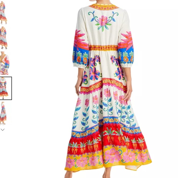 FARM Rio Vivid Garden Maxi Dress size M- New With Tags - Picture 4 of 5